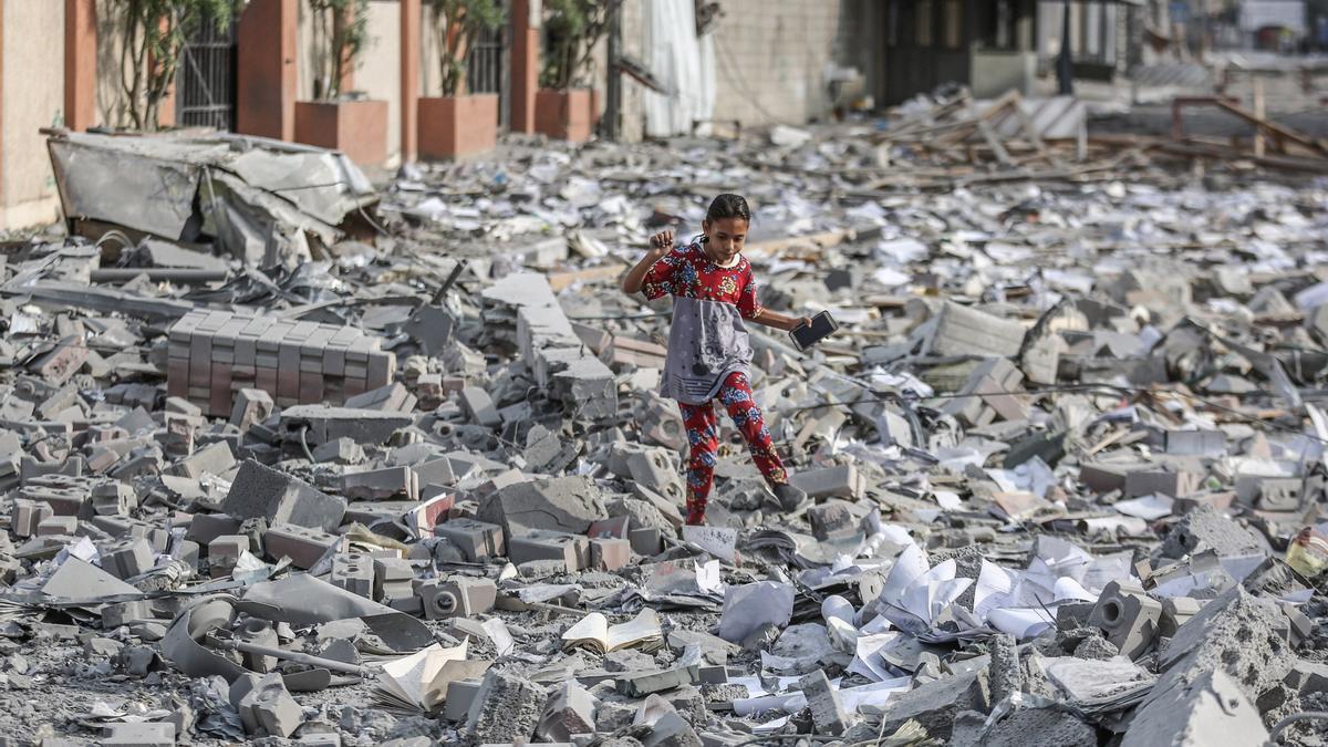 Destrucciíon en Gaza